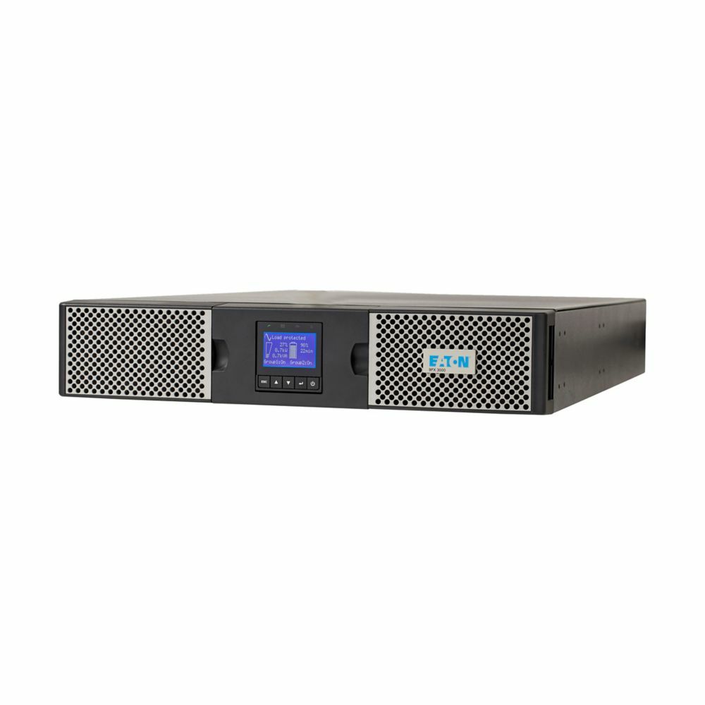 9PX1500RT 2U Double Conversion Online Uninterruptible Power Supply, 120 V AC Input, 120 V AC Output, 1500 VA, 1350 W Power Rating, 5 min Backup, 8 Outlets