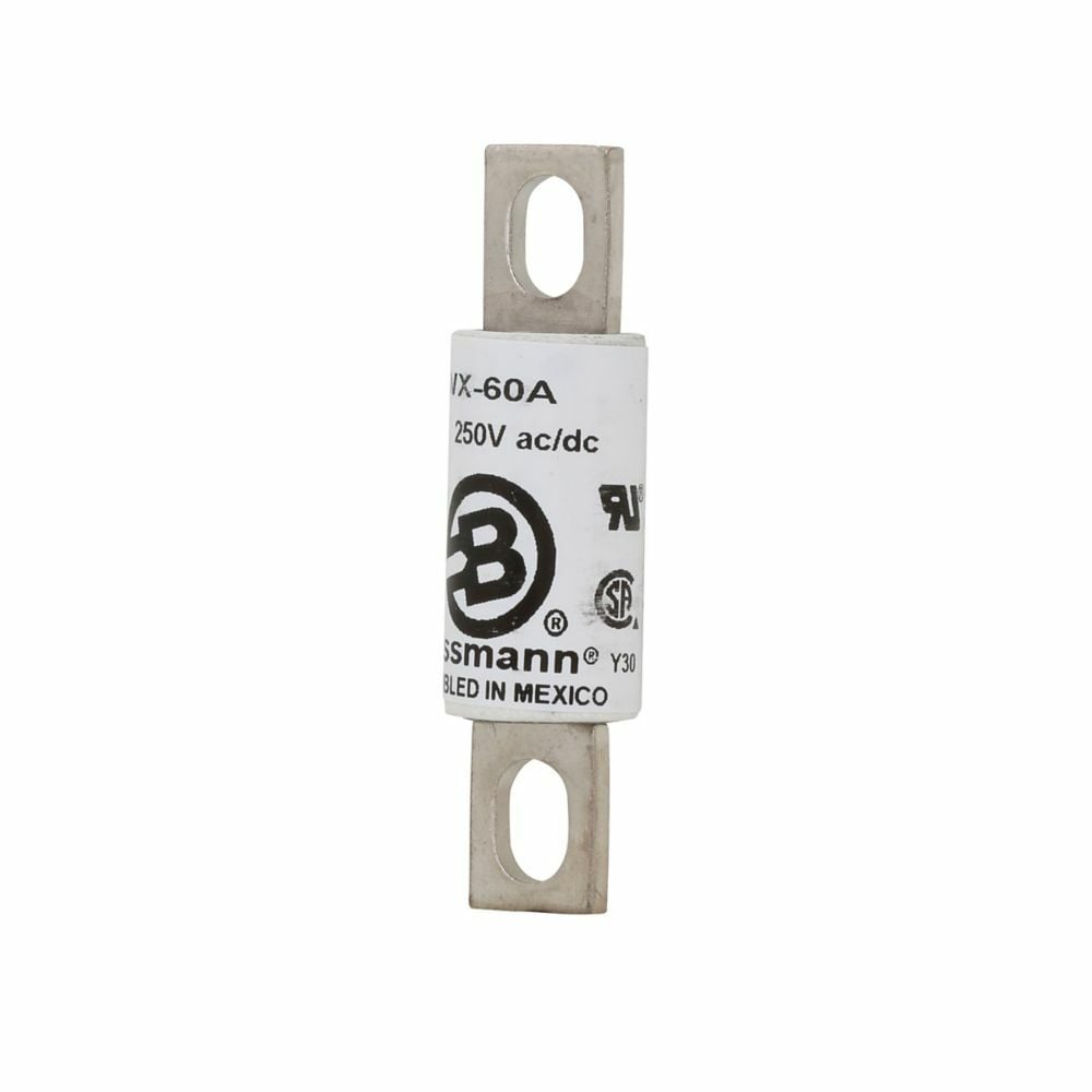 FWX-60A North American Style High Speed Fuse, 60 A, 600 V AC, 50 kAIC Interrupt, Cartridge Body
