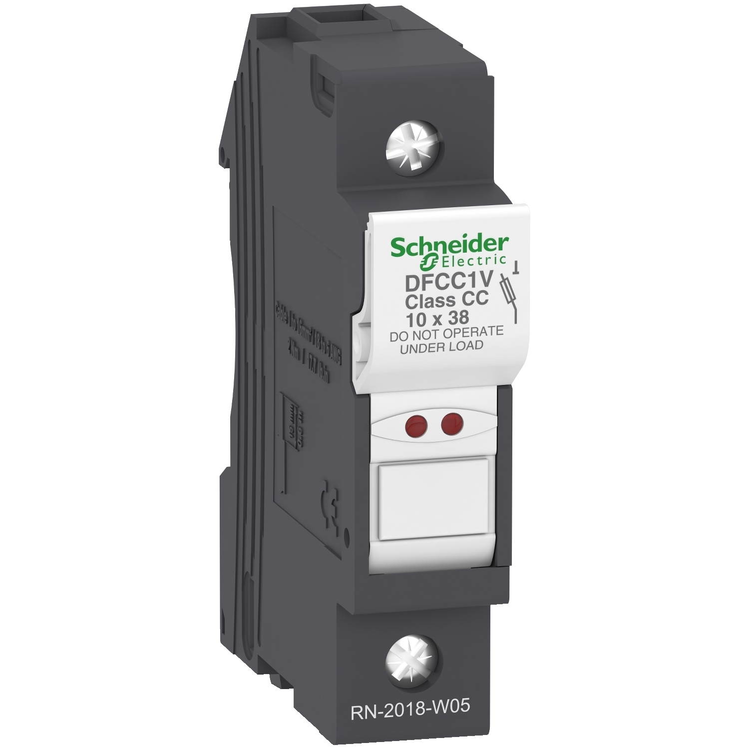 DFCC1V TeSys Fuse Holder With Derating, 600 V AC, 30 A, 1 Poles