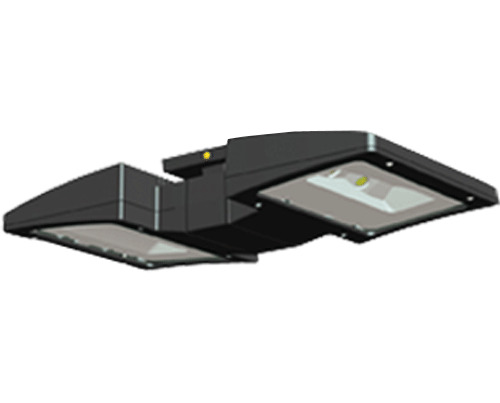 CLED2X26 Architectural Energy Efficient Outdoor Ceiling Light, 59 W Fixture, 120/208/240/277 VAC, Bronze Housing