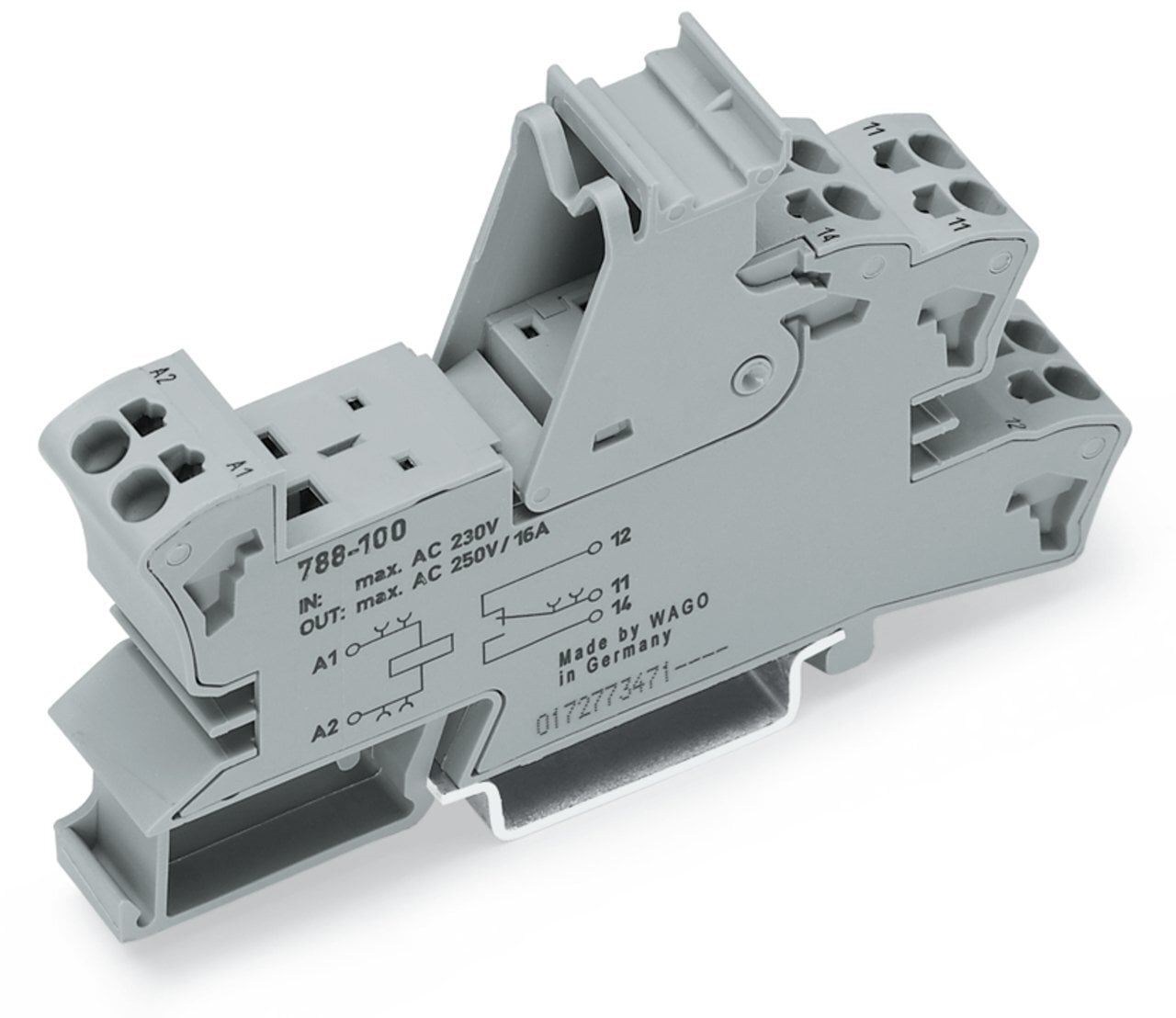 788-100 788, 0.34 to 2.5 mm Fine Stranded Conductor, 60 Hz, 300 V, Gray