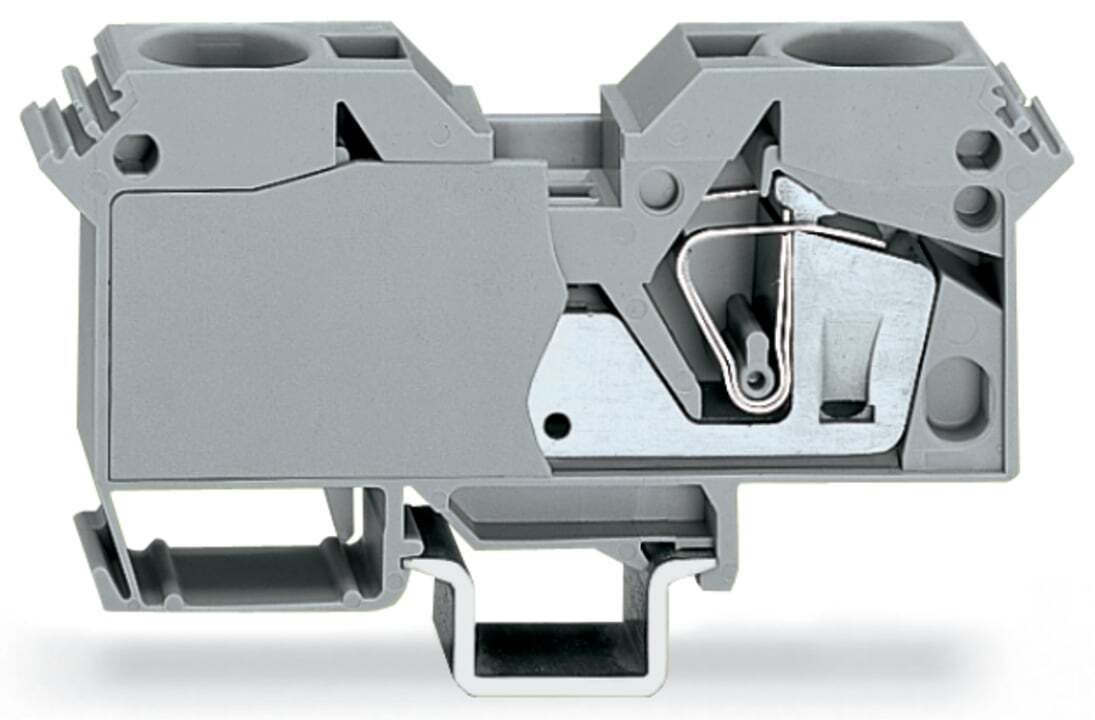 285-601 Operating Tool Conductor Terminal Block, 800 V, 125 A, 8 to 2 AWG Wire, 1 Poles, DIN Rail Mount