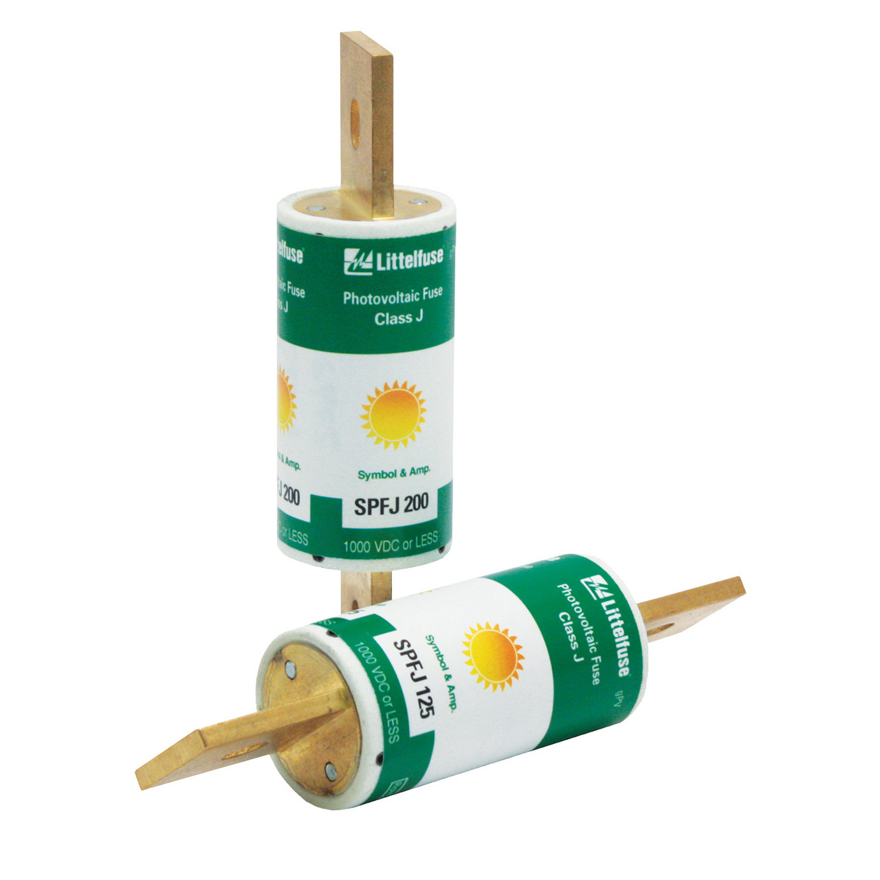 SPFJ300.X Powr-Gard Fast Acting Full Range Solar Fuse, 300 A, 600 V AC/1000 V DC, 20/200 kA Interrupt, Class: J, Round Body