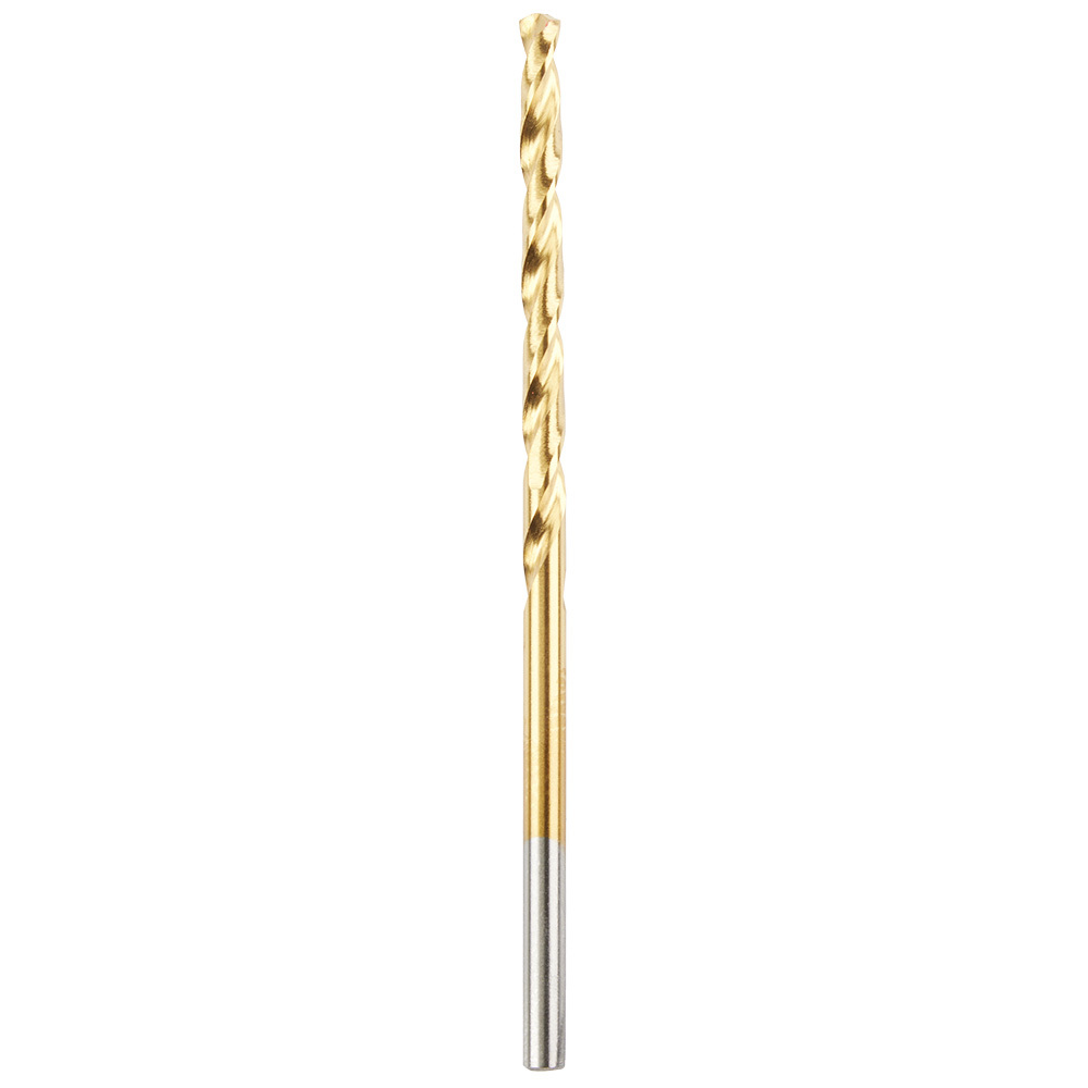 48-89-2204 Thunderbolt Jobber Length Drill Bit, 7/64 in Drill - Fraction, 0.1094 in Drill - Decimal Inch, 135 deg Point, Steel, Titanium Coated