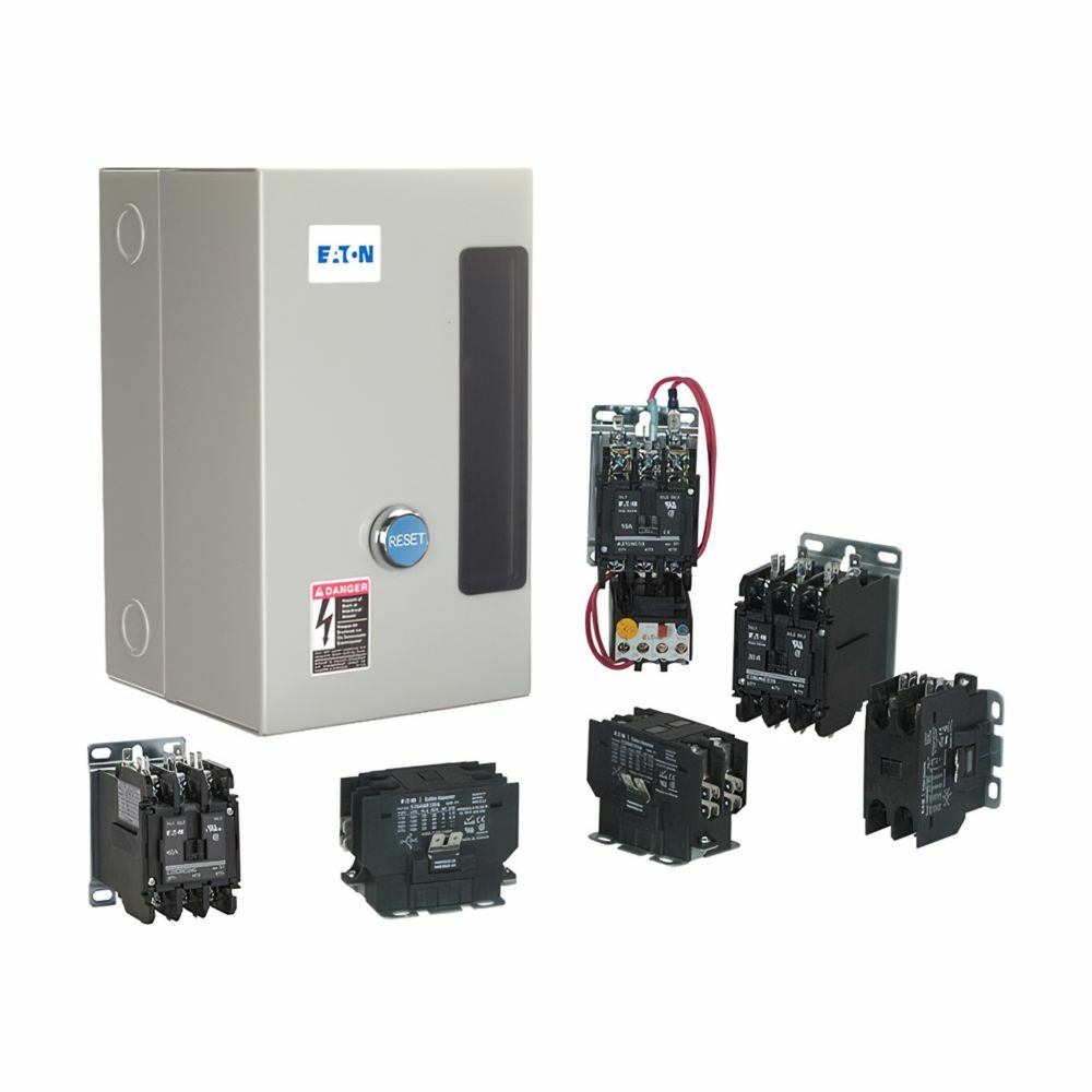 C25DGD240B Non-Reversing Definite Purpose Contactors AC, 220/240 V AC Coil, 40 A Max Load, 2 Poles