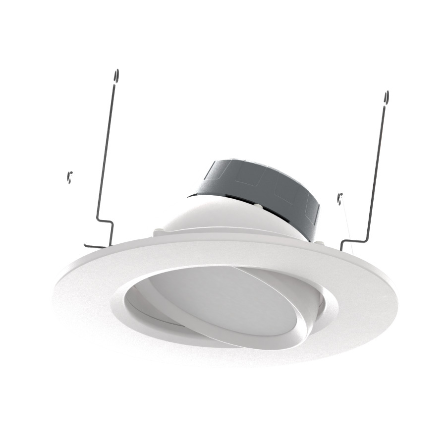 RA6R119FA120WS 6 inch Retrofit LED Downlight, Round, E26, 11W, 1100 LM, 2700/3000/3500/4000/5000K, 90 CRI, 120V