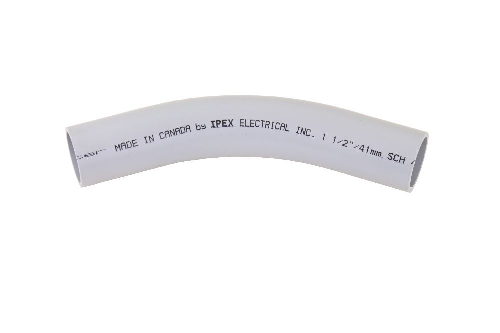 1 1/2"x45D PVC STD ELBOW SPxSP SCH40 SCEPTER/KRALOY