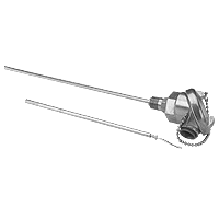 TMPJ2SU1 TMP J-Type Thermocouple, 32 to 500 deg F, 24 in L Probe, 6 in L Wire