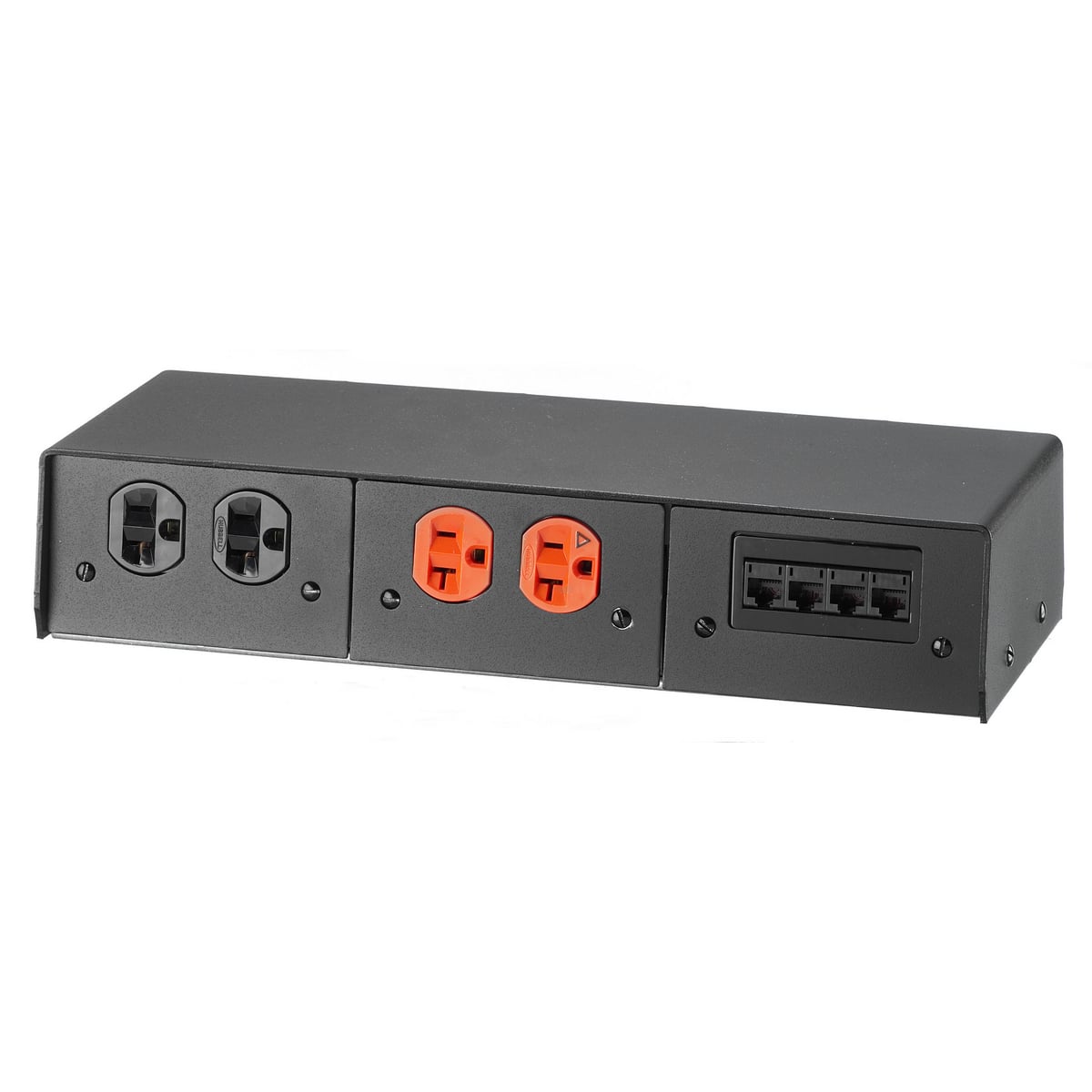 FR680BKA 6-Gang Standard Sized Frpt Pedestal, For Use With PT27A/PT7XC Fire Rated Poke Through, Composite