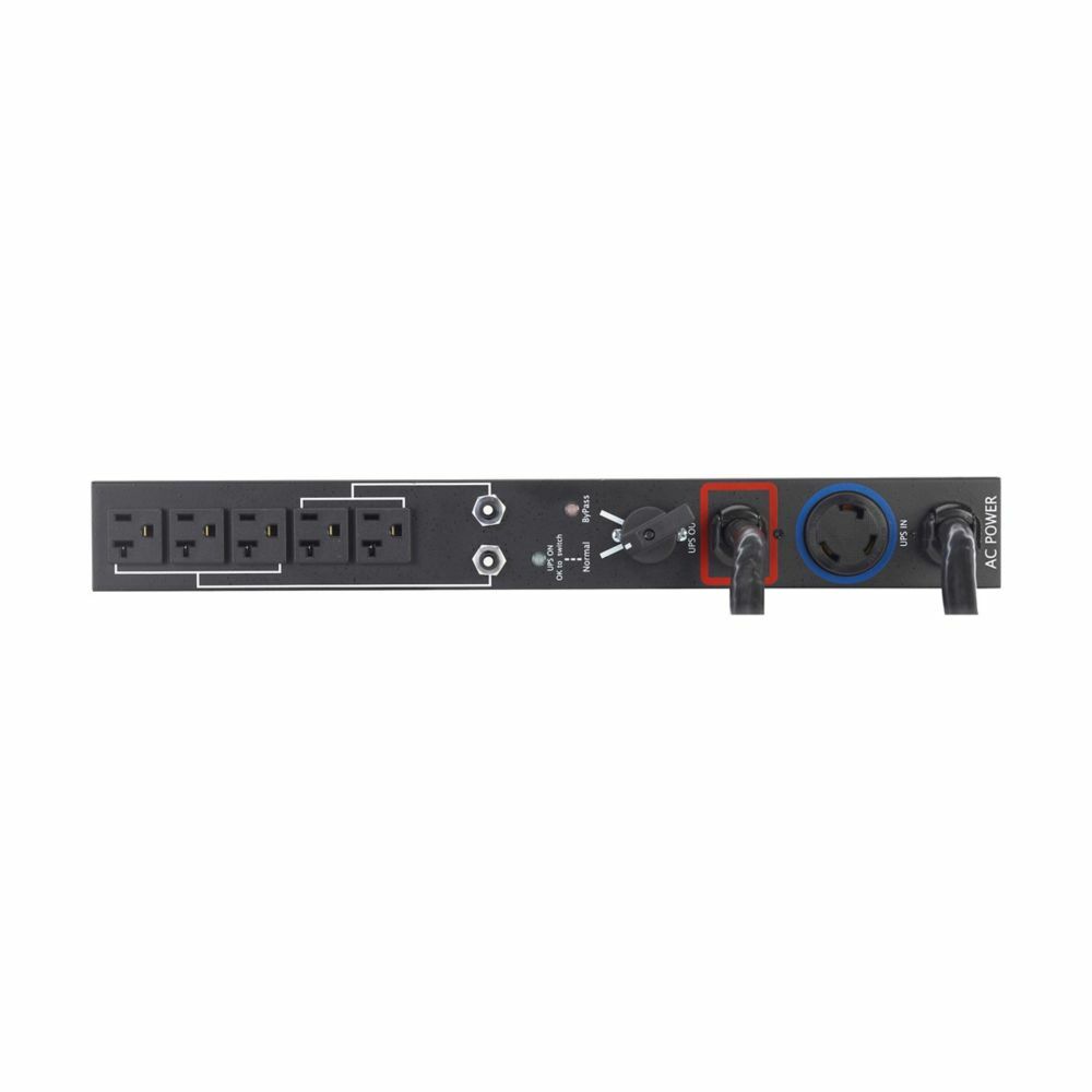 EHBPL3000R-PDU1U 1-Phase Type ePDU Power Distribution Unit, 110/125 VAC, 24 A, 5 Outlets, 3 ft L Cord