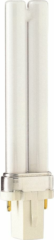 148734 ALTO Energy Saving Non-Dimmable Short Compact Fluorescent Lamp, 7 W, G23 Lamp, PLS Shape, 400 Lumens