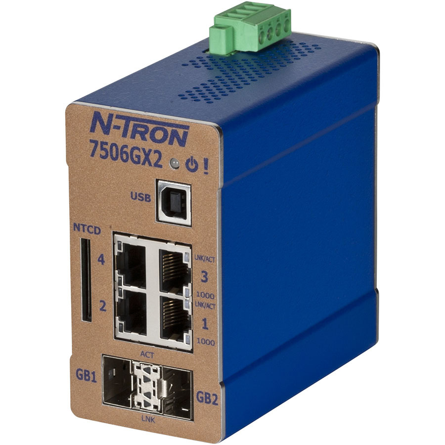 7506GX2 Managed Industrial Ethernet Switch, LC 10km