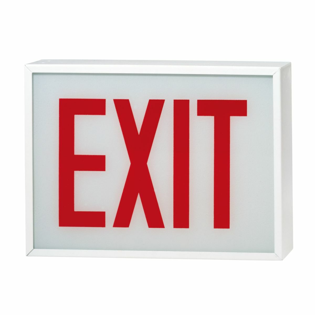 CHX70 Sure-Lites Exit Sign, LED Lamp, 19.1 W Fixture, 120/277 V AC, White Housing, EXIT Legend