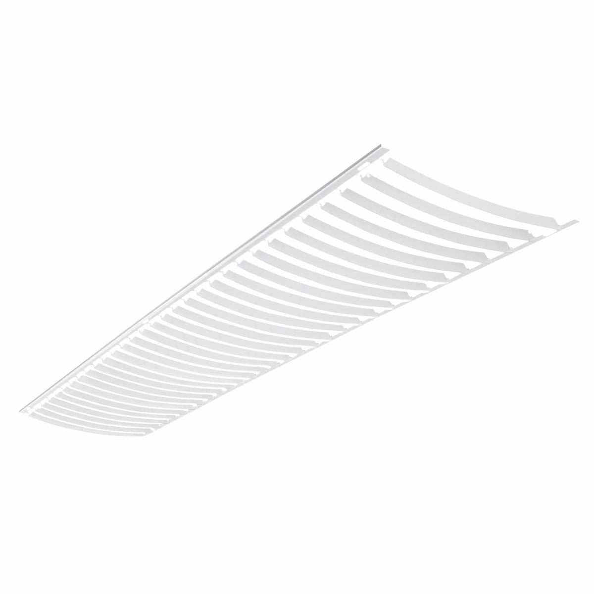 HBI-FRM/LENS-PK Metalux Industrial Lighting Diffuser, 48-3/4 in L x 16-3/8 in W x 5-3/4 in H