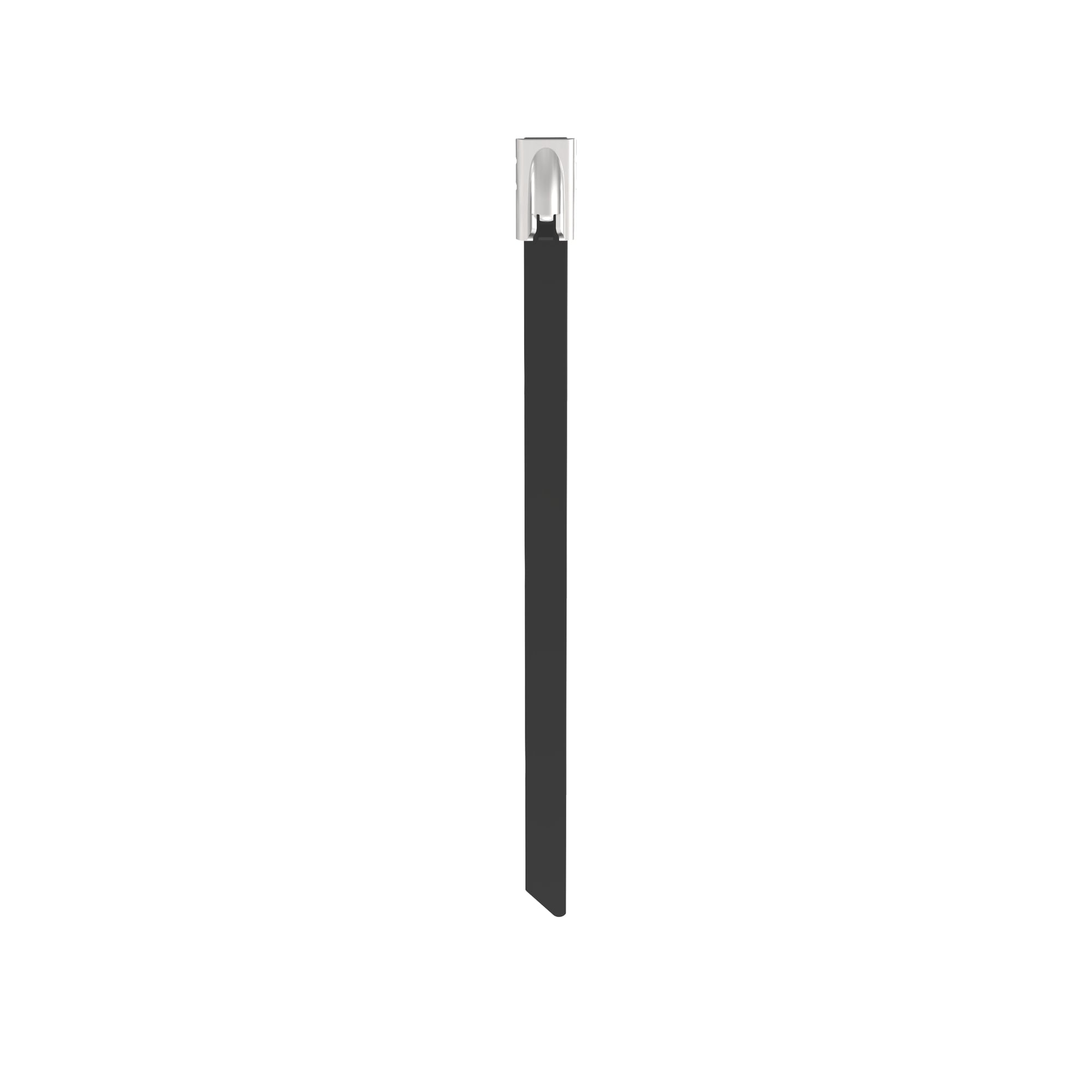 Pan-Steel MLTFC4S-CP316 Cable Tie, PET Coated SS 316, Black, Standard, 4" Dia.