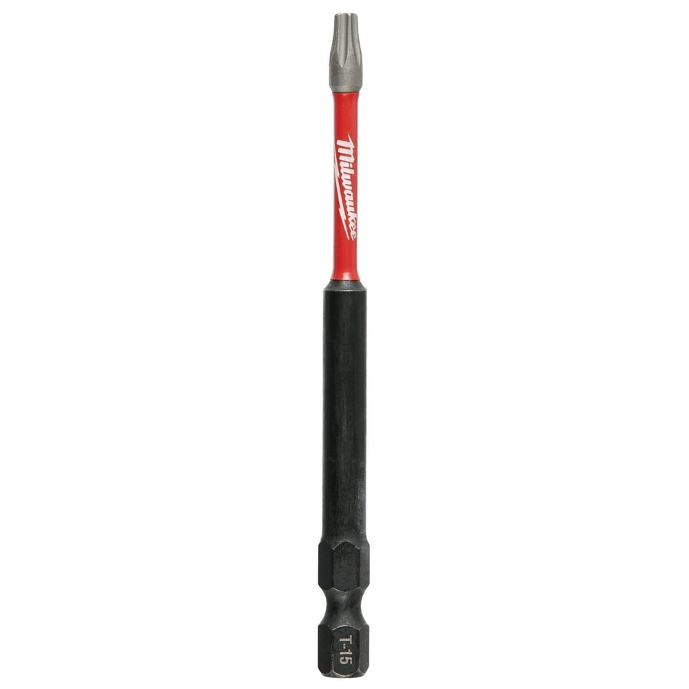 48-32-4394 Shockwave Impact Duty Impact Power Bit, T15 Torx Point, 3-1/2 in OAL, 1/4 in, Custom Alloy76 Steel