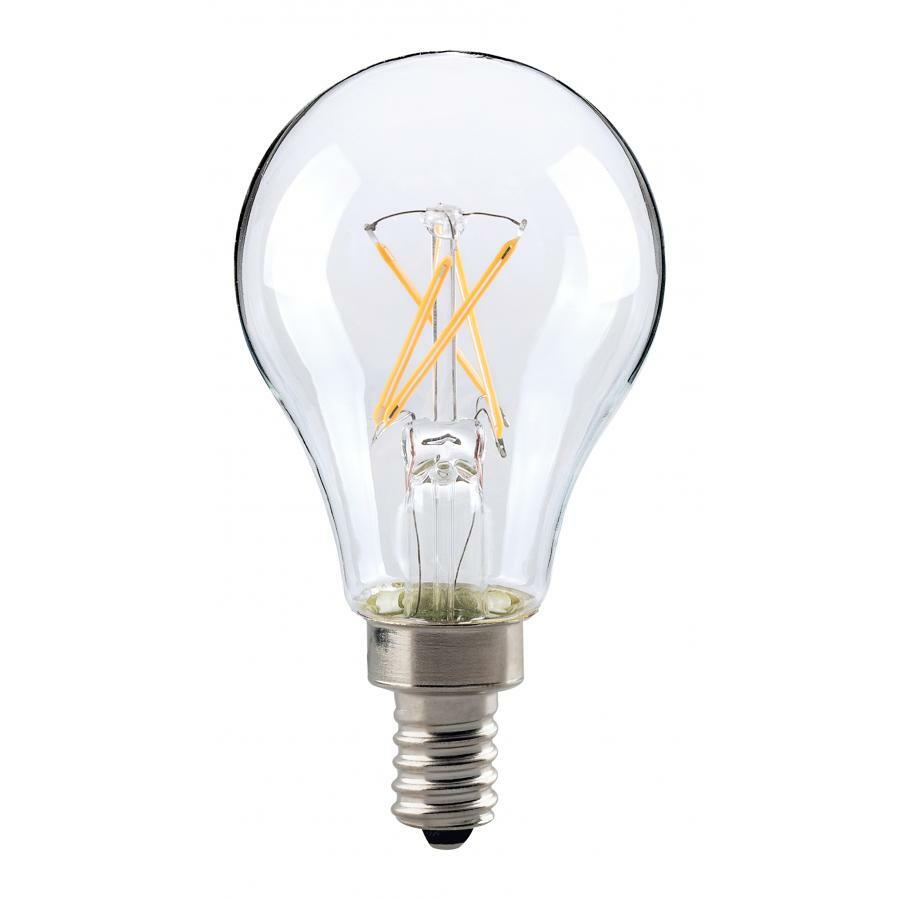S21710 LED Lamp, 6 W, 40 W Incandescent Equivalent, E12 Lamp, 450 Lumens Initial