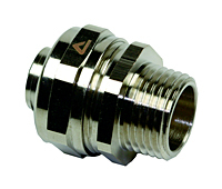 Nickel plated brass NPT connector 3/4"