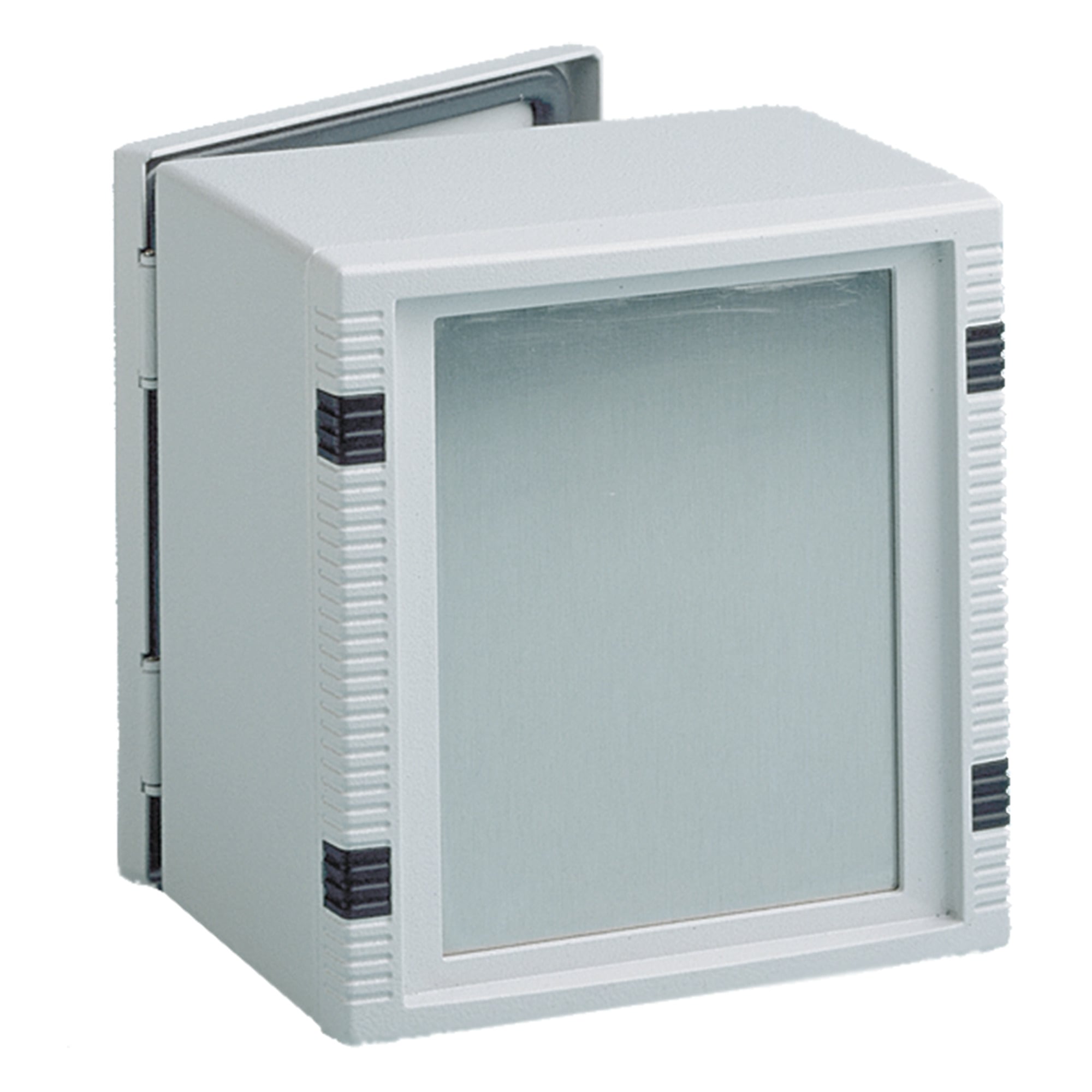 LBF2525 C3 Fixed HMI Bezel, Steel, Light Gray