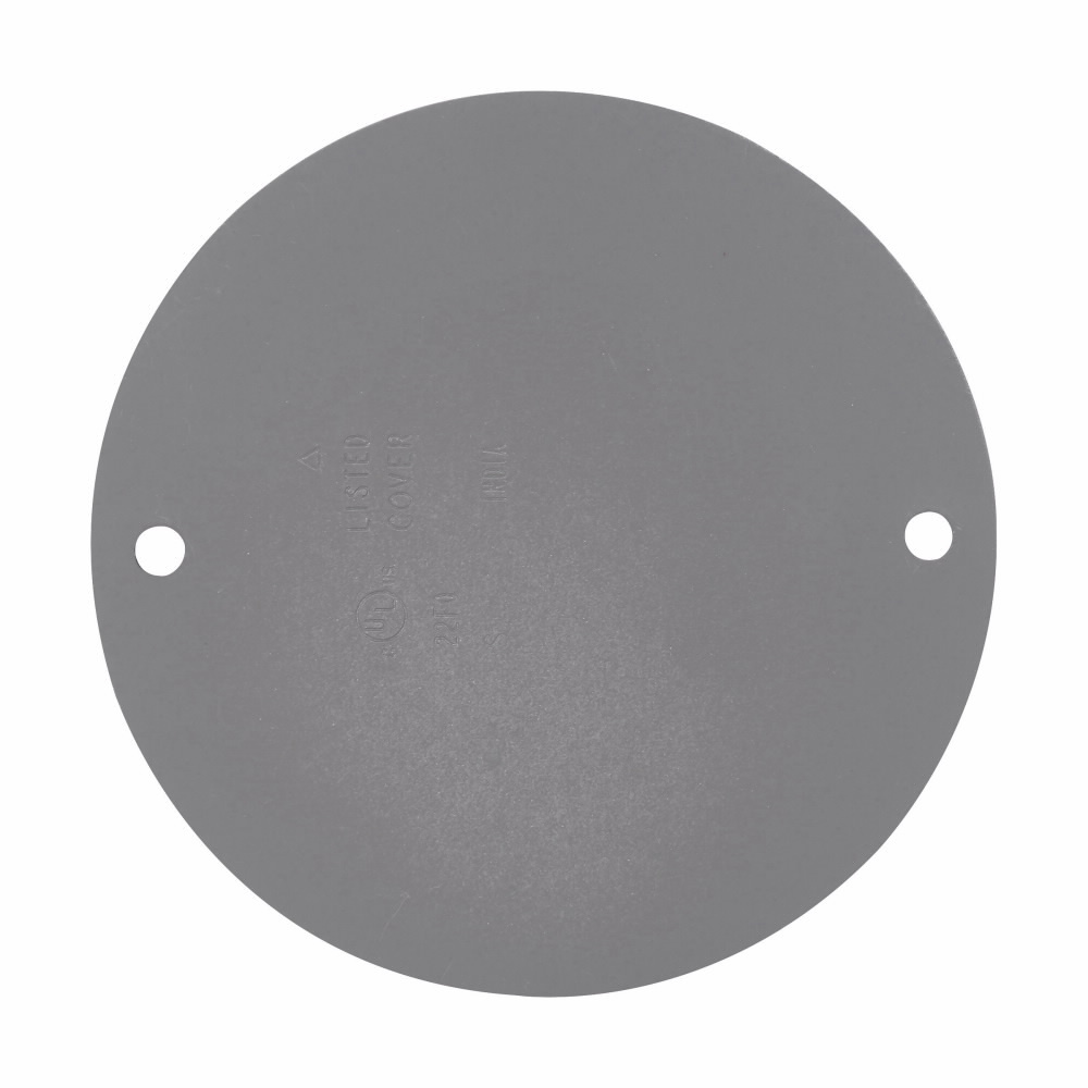 TP7160 Weatherproof Outlet Cover, 4 in Dia, Blank Cover, Steel