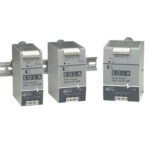 SDN5-48-100P SDN-P Compact Power Supply, 115/230 V AC Input, 48 VDC Output, 240 W Power Rating, 3.8 A, DIN Rail Mount