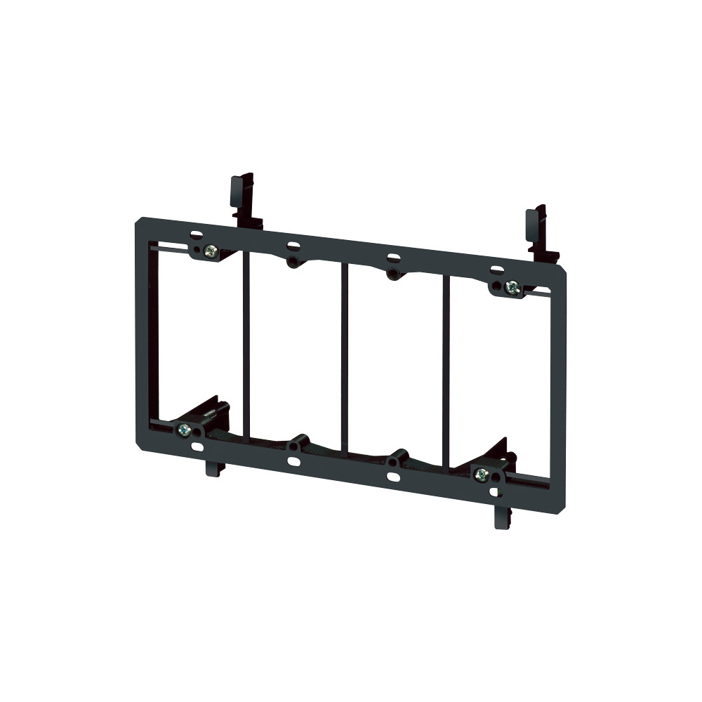 LV4 LV Series 4-Gang Low Voltage Mounting Bracket, For Use With Cable Management System, Fastened Mount, Plastic