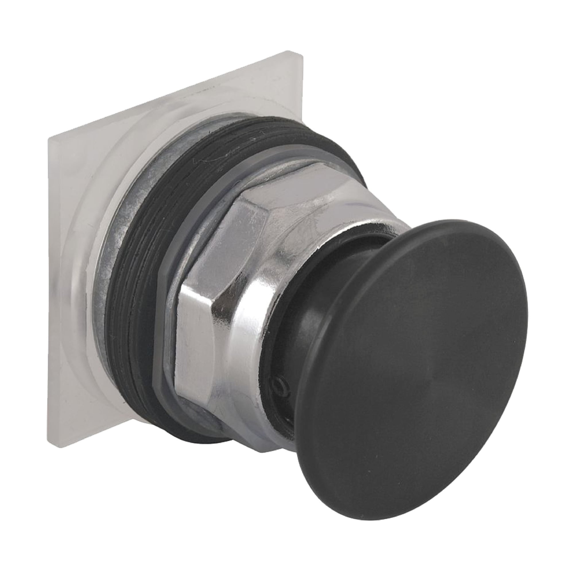 9001KR9BM94 Harmony Type K Dusttight/Oiltight/Watertight Heavy Duty Round Non-Illuminated Push-Pull Operator With Set Screw Security, 30 mm, SPDT Contact, 2 Positions, Black