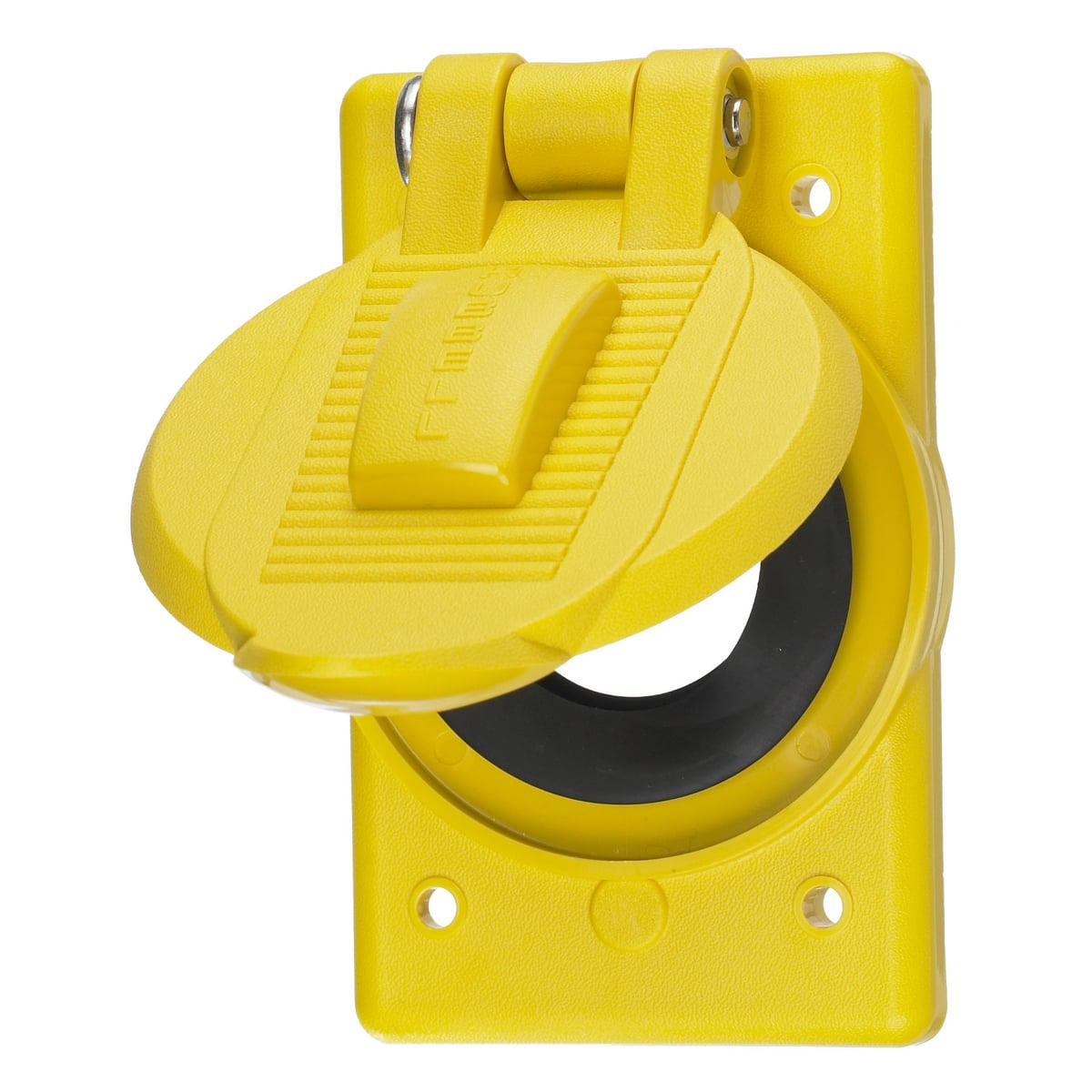HBL74CM23WO Molded Open Standard Weatherproof Lift Cover, 1.4 in Dia, 4.56 in L x 2.84 in W x 1.09 in D, Thermoplastic