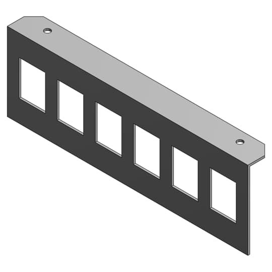 668S-6ORT Steel City Data Plate, Steel