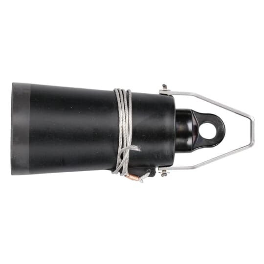 168DRG Elastimold Insulated Loadbreak Protective Cap With Ground Lead Wire, Insulated Cuff and Test Point, 15 kV, 200 A, For Use With 15 kV Class, 200 A Loadbreak System, 14 AWG Ground Lead Wire, -40 to 65 deg C, EPDM Rubber