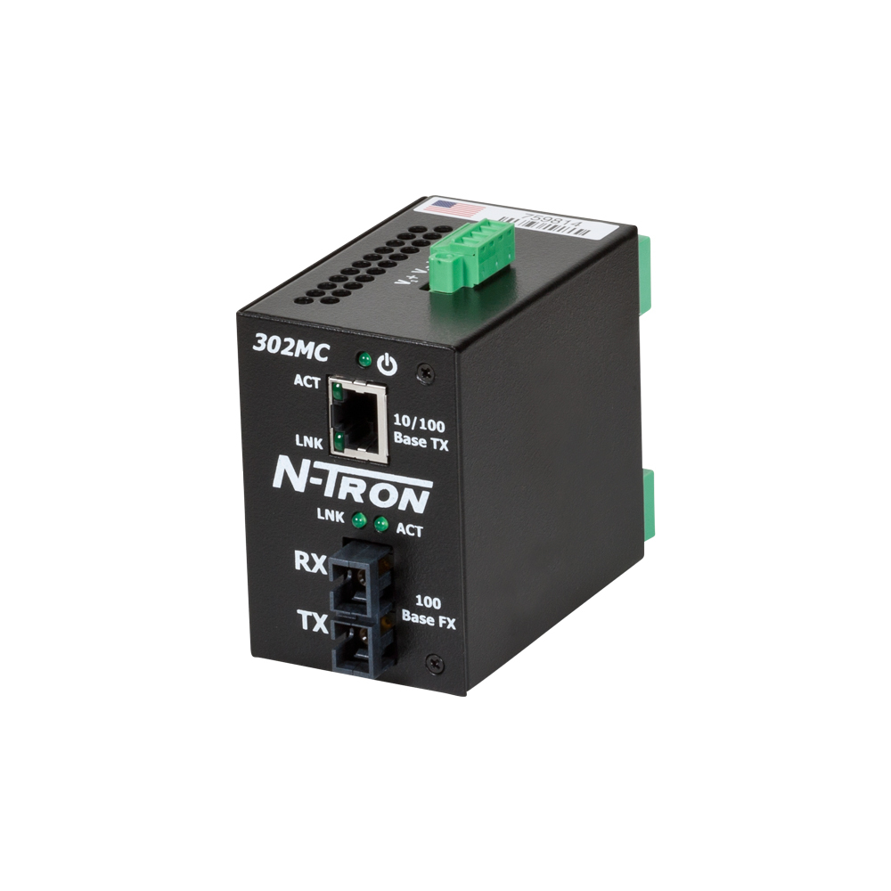 302MC Industrial Media Converter, ST 2km