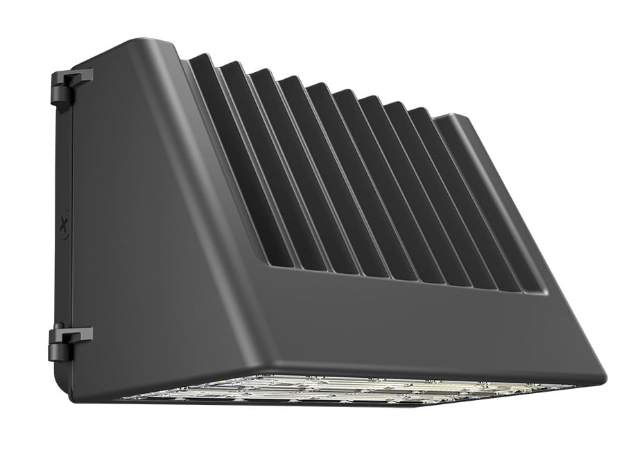 SLIM17FAFC100 SLIM Outdoor Wallpack, 102 W Fixture, 120, 208, 240, 277 V, Bronze Housing