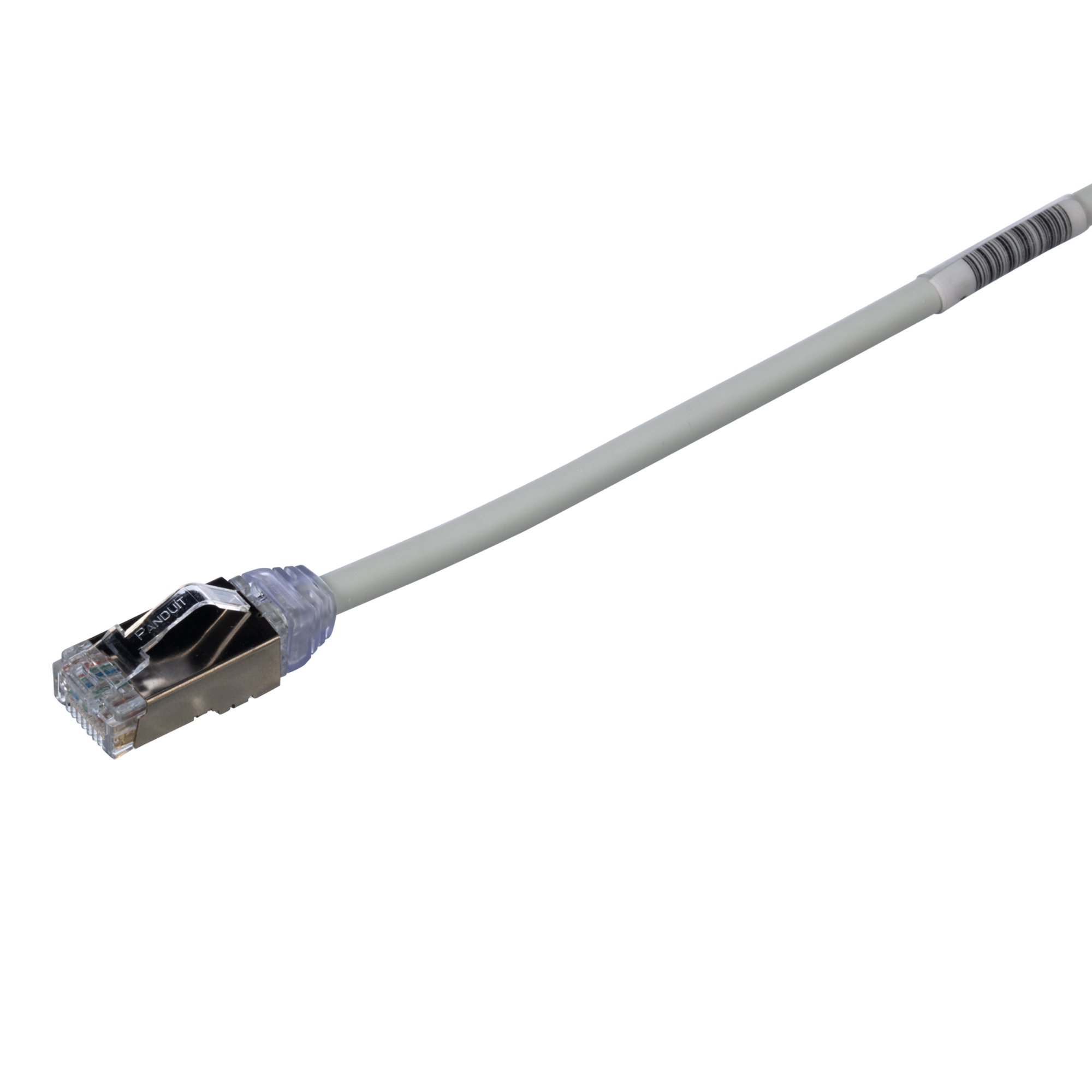 STP28X1MIG PanNet TX6A-28 Class EA Shielded Small Diameter Patch Cord, Cat 6A, 28 AWG F/UTP Solid Copper Conductor, RJ45 Modular Plug x Modular Plug Connector, 1 m L Cord