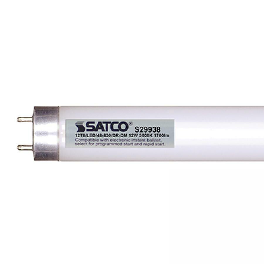 S29938 LED Lamp, 12 W, G13 Lamp, T8 Shape, 1700 Lumens