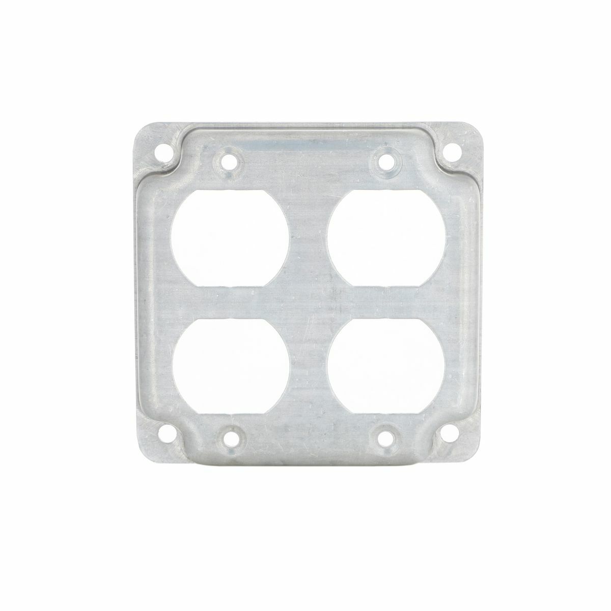 907C Exposed Work Cover, 4-1/8 in L x 4-1/8 in W, Duplex Receptacle Cover, Steel