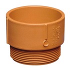 1-1/2 Inch Resi-Gard orange non-metallic male terminal adapter.