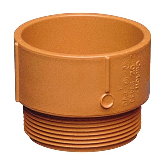 SCE943H Carlon Non-Metallic Male Terminal Adapter, 1-1/2 in, For Use With Resi-Gard Flexible Raceway, Conduit and Fittings