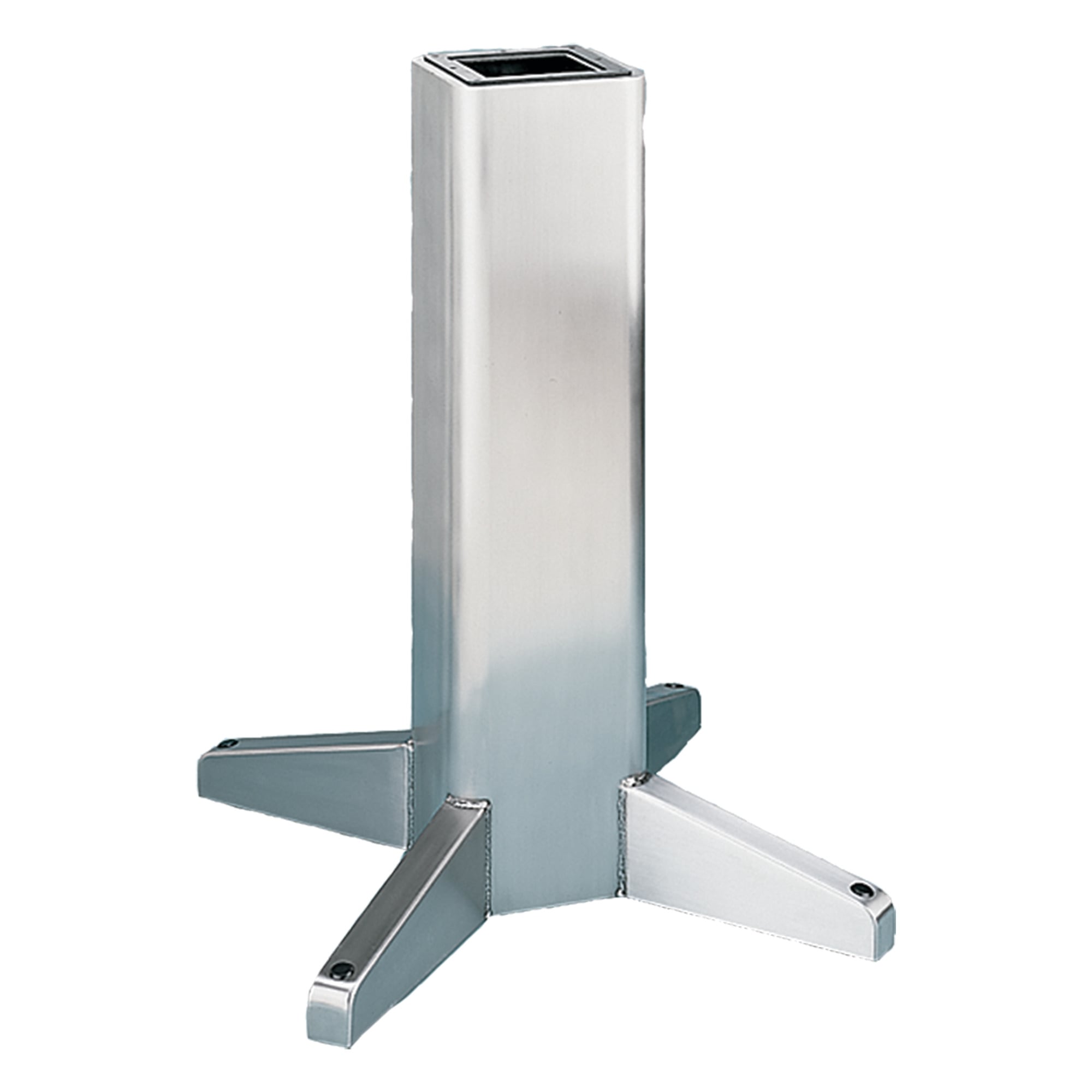 AP36SS P1S Enclosure Pedestal, 36 in L x 8 in W x 8 in D, For Use With SYSPEND NEMA 4X Sanitary Enclosures, 304 Stainless Steel, Gray