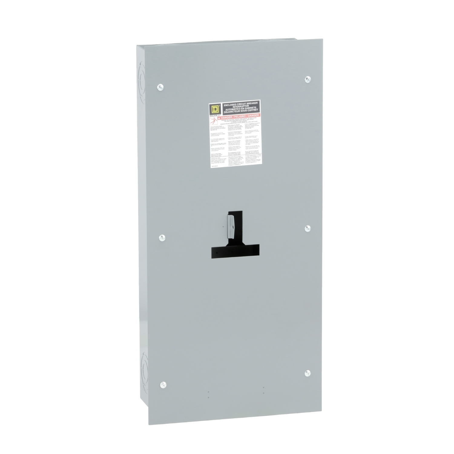 J250F PowerPact H Circuit Breaker Enclosure, 15/250 Amp, Nema 1, Flush Mount