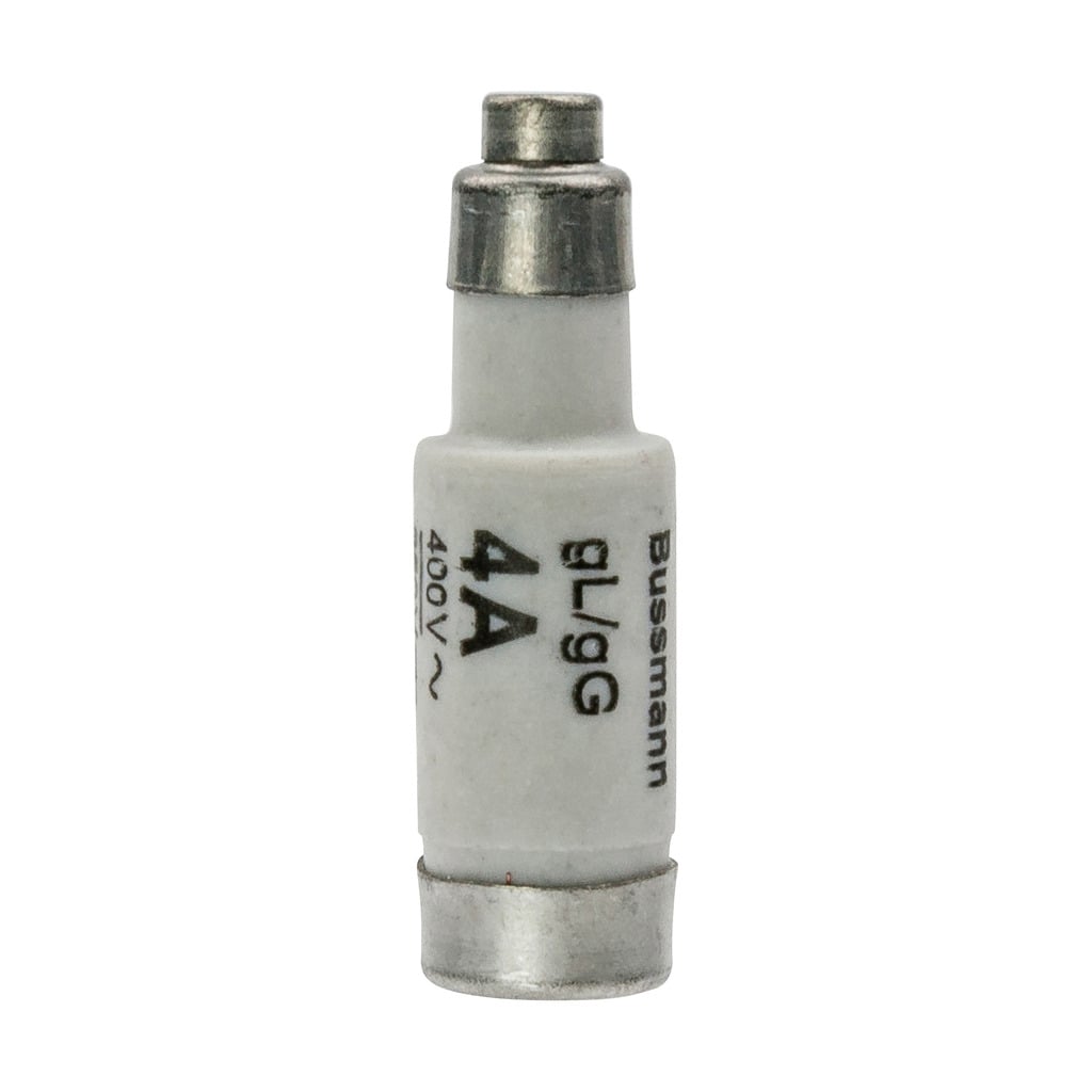 4NZ01 Type D0 Time Delay Fuse, 4 A, 400 V, 100 kA Interrupt, Class: GL/GG/C, Cartridge Body