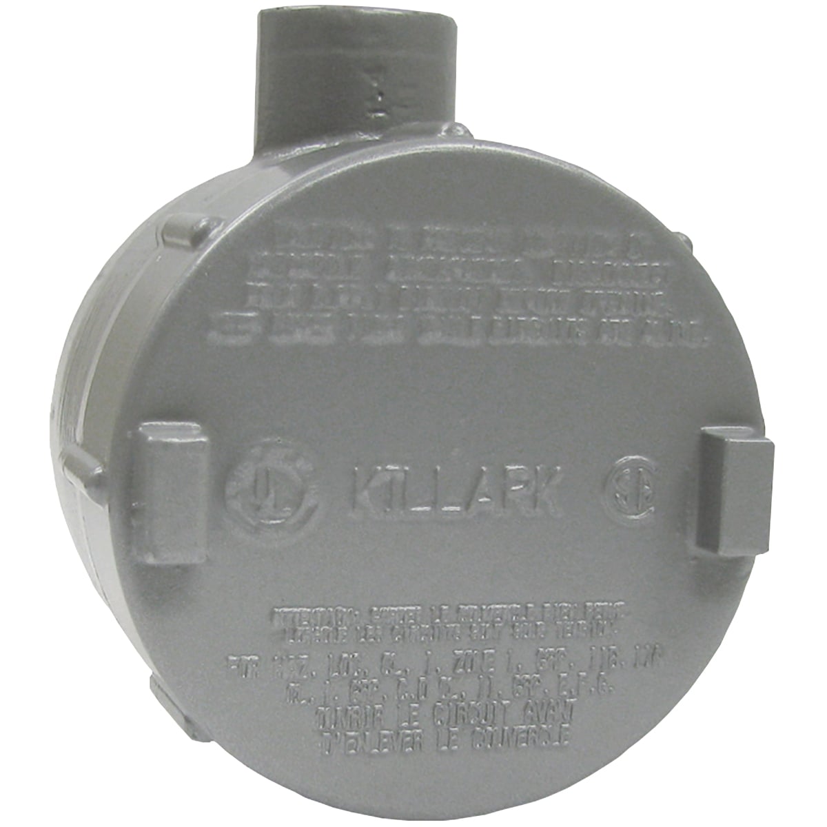 GECET-2 GE Series Type E Conduit Outlet Box, 3/4 in, 2-11/16 in Cover Opening, 18 cu-in Capacity, Powder Epoxy Painted