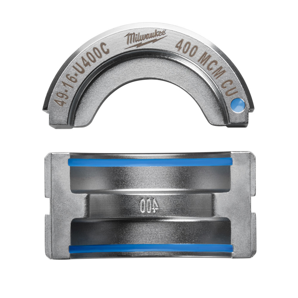 49-16-U400C M18 Force Logic U-Style Crimping Tool Die, 400 kcmil Copper Cable, Aluminum