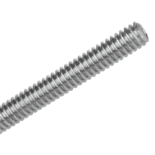 H104-1X10EG Superstrut 100 Hanger Rod, UNC Thread, 1-8, 10 ft OAL, Steel