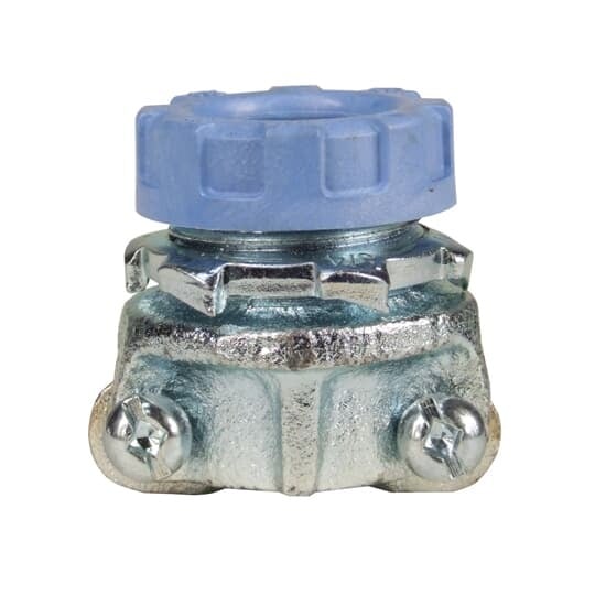 10000 T&B Star Teck Non-Watertight Cable Fitting, 3/4 in Trade, 0.562 to 0.8 in Cable Openings, Malleable Iron