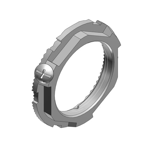 L075GR-TB T&B Replacement Grounding and Bonding Locknut, 3/4 in, For Use With Rigid/IMC Conduits, Zinc