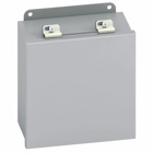 Eaton B-Line series JIC panel enclosure, 14" height, 6" length, 12" width, NEMA 12, Screw cover, 12LC enclosure, Wall mount, Small single door, External mounting feet, Carbon steel, Seamless poured in-place gasket