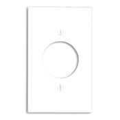 80720-I Standard Size Traditional Wall Plate, 1 Gangs, 2-3/4 in W x 4-1/2 in H, Thermoplastic, Ivory
