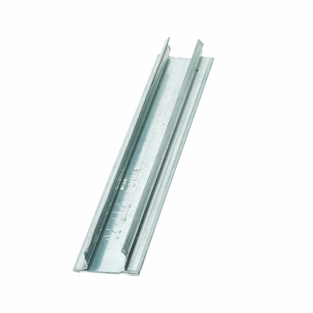 B217-20GRN120 Snap Closure Strip, 10 ft L x 1-7/16 in W, For Use With 1-5/8 in W Channel and Raceways-KO Channel, Low Carbon Steel, Dura Green