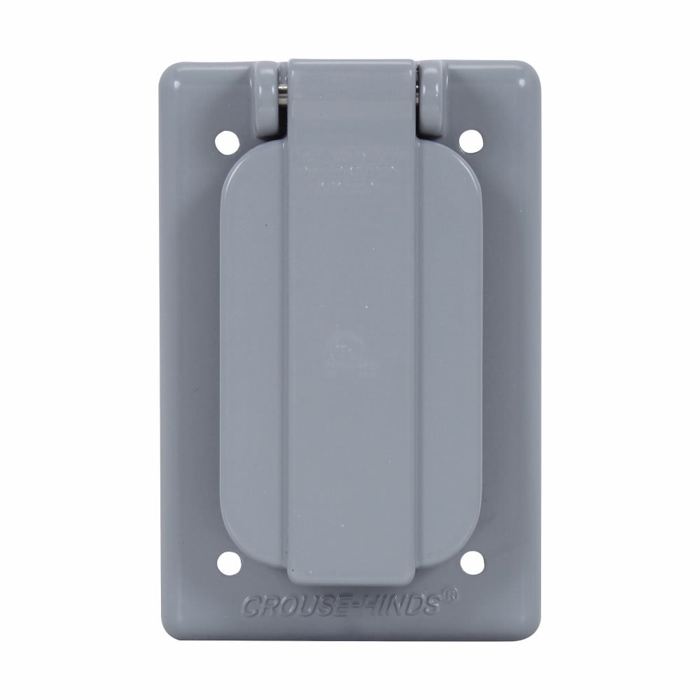 WLGF FSV Device Box Cover, 4-9/16 in L x 2-13/16 in W, Die Cast Copper-Free Aluminum
