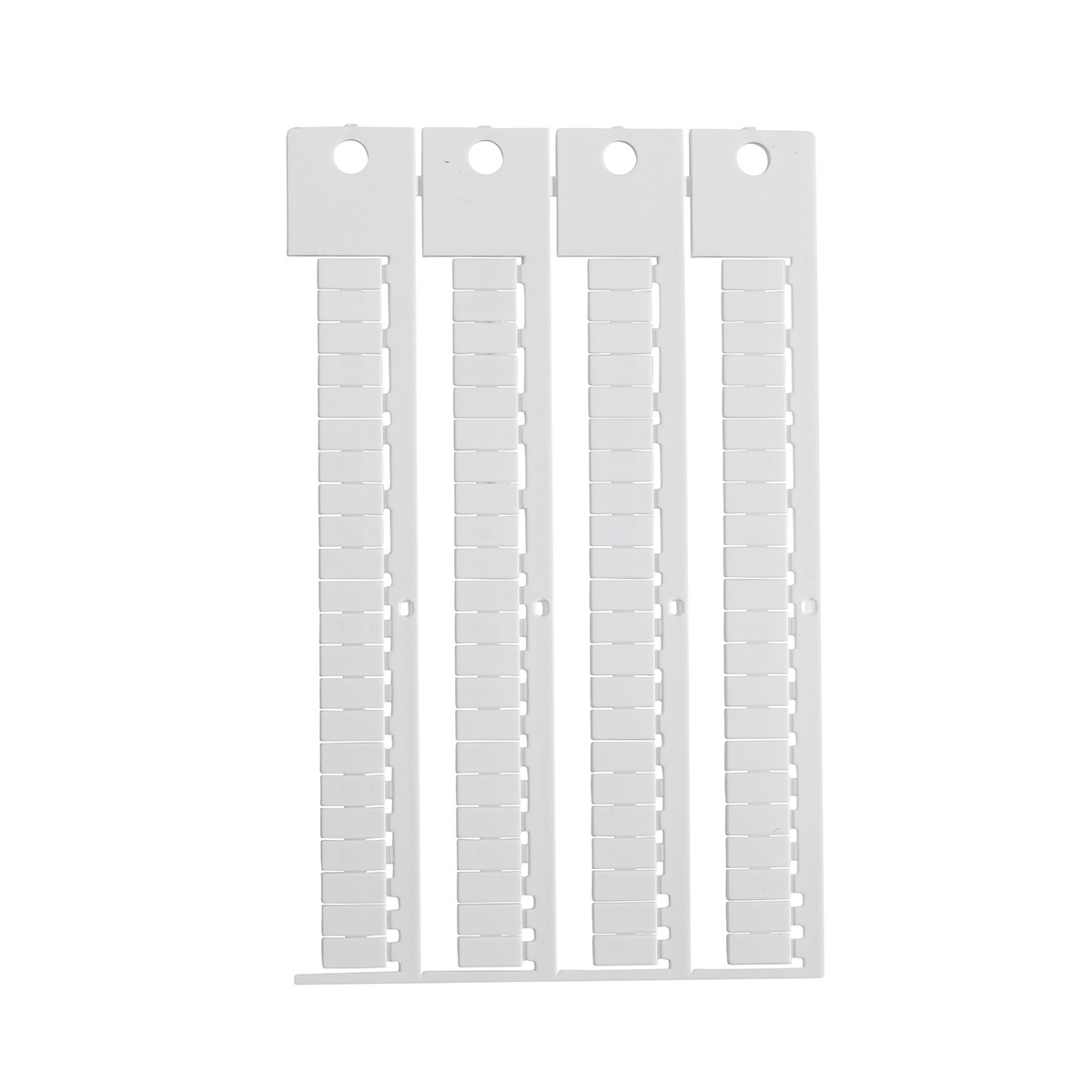 SA4290 Flame-Retardant Regular Terminal Block Tag, 5 mm W, B-236 Polycarbonate, White